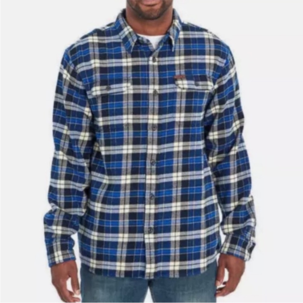 Orvis Thick Plaid Flannel Shirt | Size XL